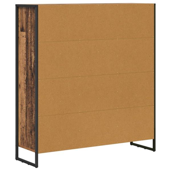 Bücherregal 2 pcs Altholz 99,5 x 30 x 108,5 cm Holzwerkstoff