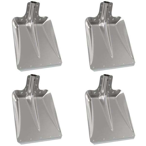 Schaufelkopf 4 pcs Silber 41,5 x 32,5 cm Aluminium