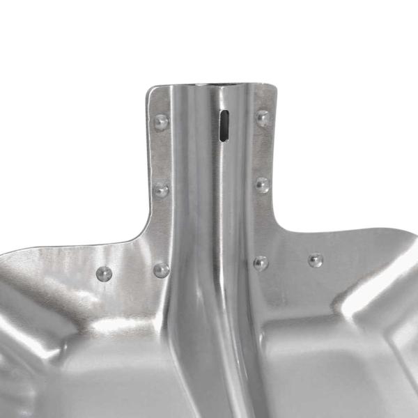 Schaufelkopf Silber 45 x 38 cm Aluminium