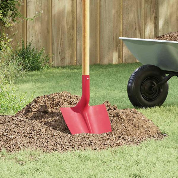 ARDEBO.de - Schaufelkopf Rot 39,5 x 27,5 cm Pulverbeschichteter Stahl