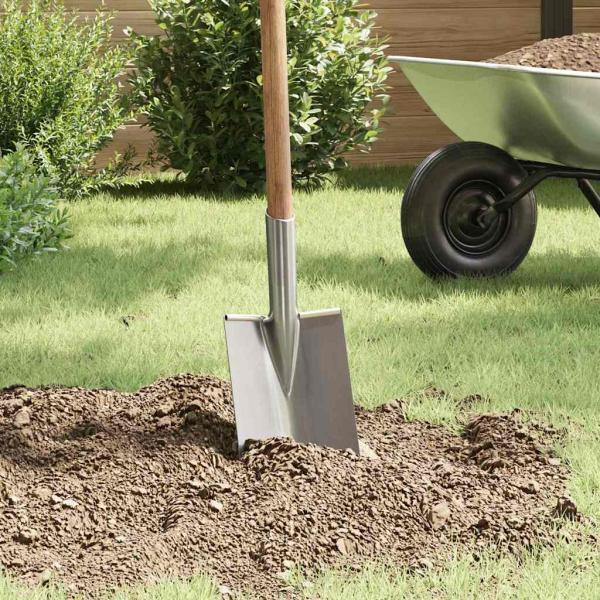 ARDEBO.de - Schaufelkopf 4 pcs Silber 43 x 17 cm Pulverbeschichteter Stahl