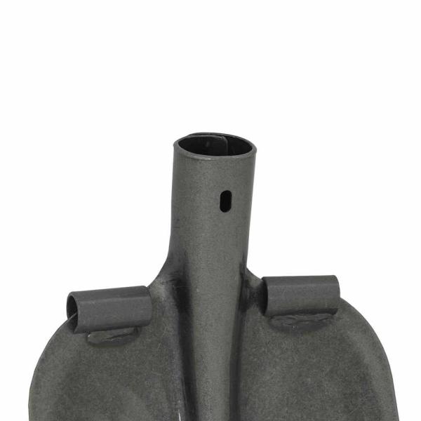 Schaufelkopf Silber 33 x 21 cm Pulverbeschichteter Stahl