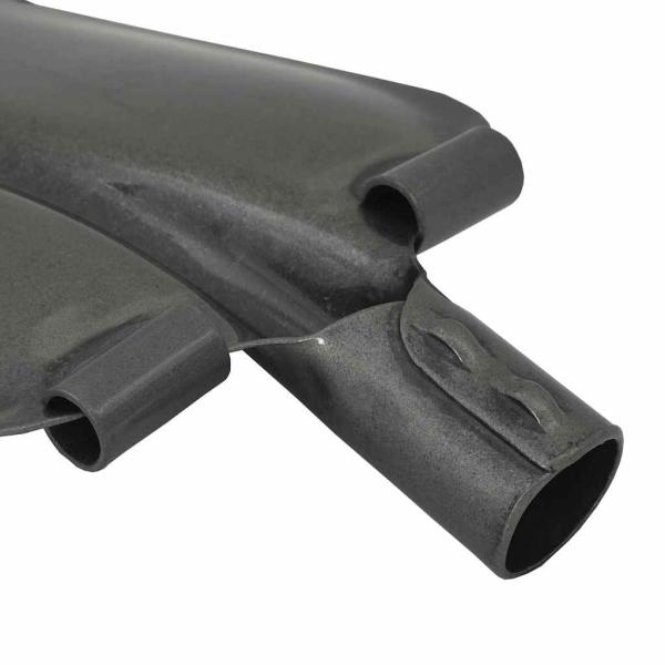 Schaufelkopf 4 pcs Silber 33 x 21 cm Pulverbeschichteter Stahl