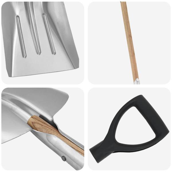 Schaufel Silber 29 x 122 cm Aluminium