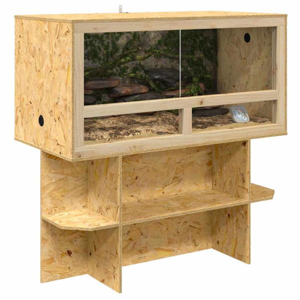 Terrarienbasis Braun 100 x 50 x 50 cm OSB