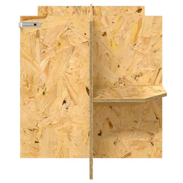 Terrarienbasis Braun 100 x 50 x 50 cm OSB