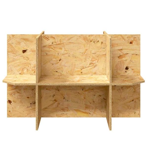 Terrarienbasis Braun 80 x 50 x 50 cm OSB