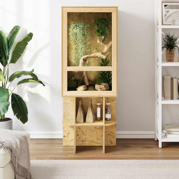 Terrarienbasis Braun 50 x 50 x 50 cm OSB