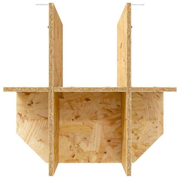 Terrarienbasis mit Regal Braun 40 x 40 x 50 cm OSB