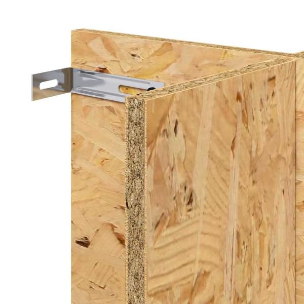 Terrarienbasis mit Regal Braun 60 x 30 x 50 cm OSB