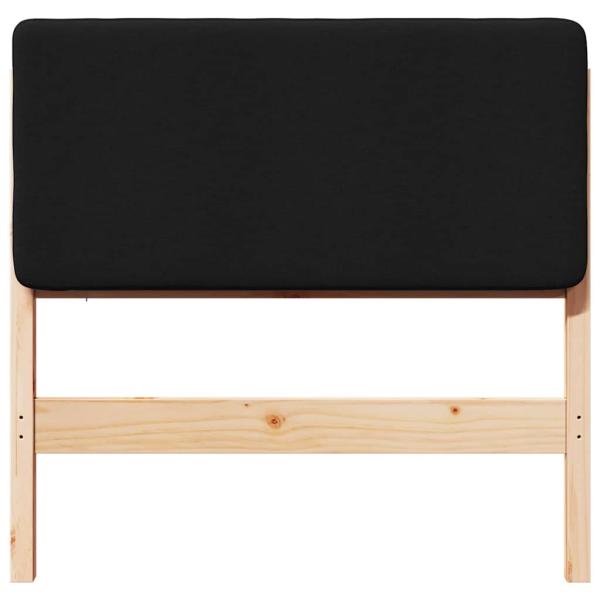 Gepolstertes Kopfteil mit Kopfteil Braun und Schwarz 100 cm