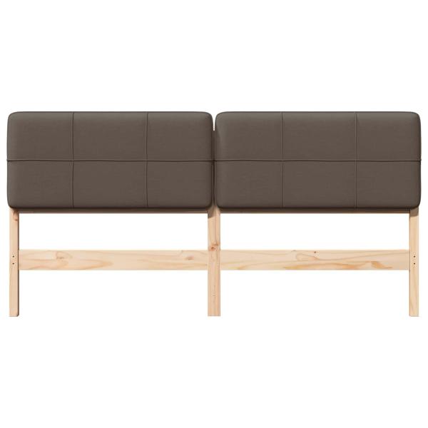 Gepolstertes Kopfteil mit Kopfteil Braun und Taupe 200 cm