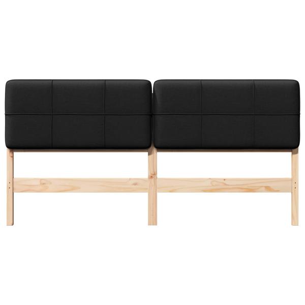 Gepolstertes Kopfteil mit Kopfteil Braun und Schwarz 180 cm