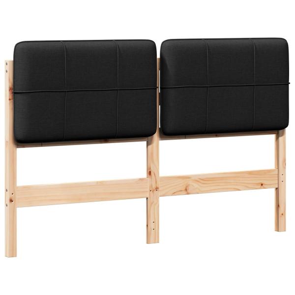 Gepolstertes Kopfteil mit Kopfteil Braun und Schwarz 140 cm