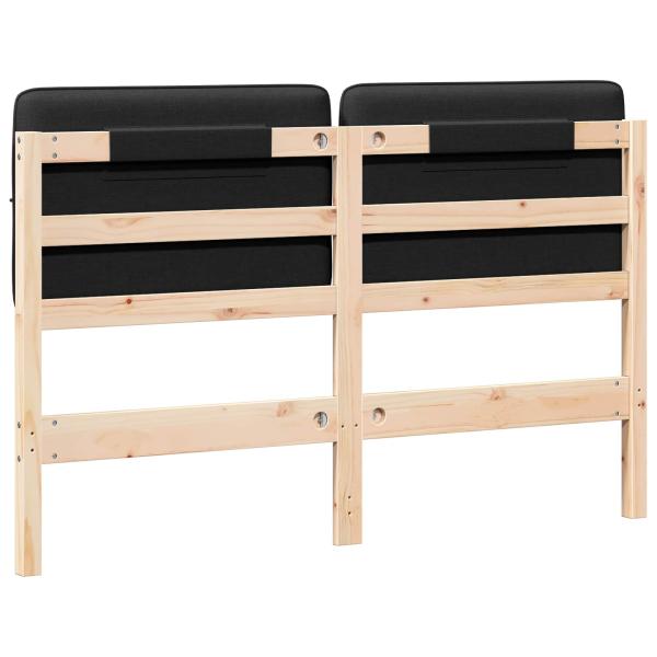 Gepolstertes Kopfteil mit Kopfteil Braun und Schwarz 135 cm