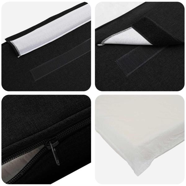 Gepolstertes Kopfteil mit Kopfteil Braun und Schwarz 135 cm