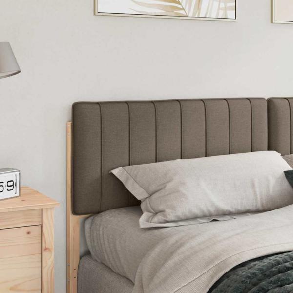 Gepolstertes Kopfteil mit Kopfteil Braun und Taupe 180 cm