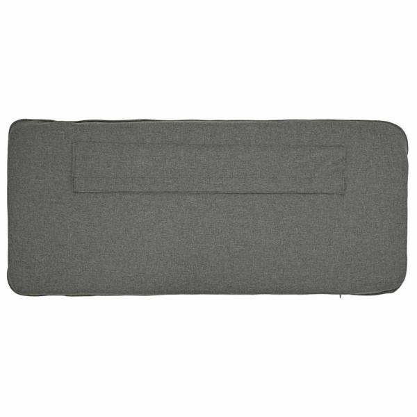 Gepolstertes Kopfteil mit Kopfteil Weiß und Hellgrau 180 cm