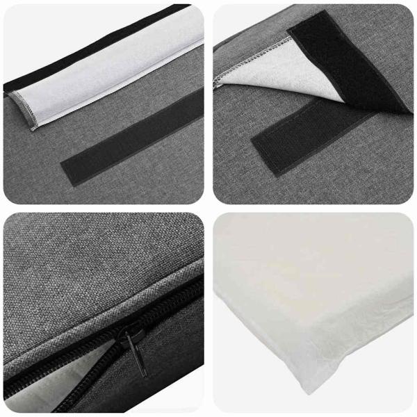 Gepolstertes Kopfteil mit Kopfteil Braun und Hellgrau 140 cm