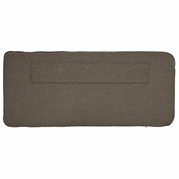 Gepolstertes Kopfteil mit Kopfteil Braun und Taupe 135 cm