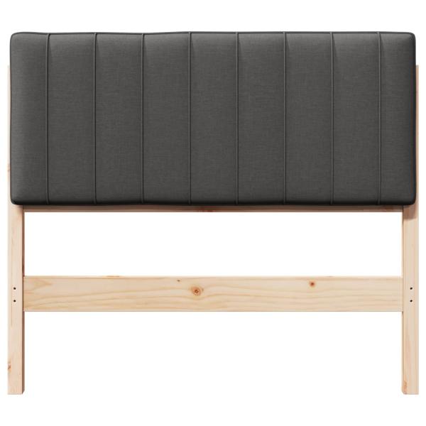 Gepolstertes Kopfteil mit Kopfteil Braun und Dunkelgrau 100 cm