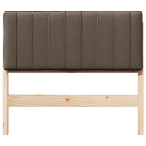 Gepolstertes Kopfteil mit Kopfteil Braun und Taupe 100 cm