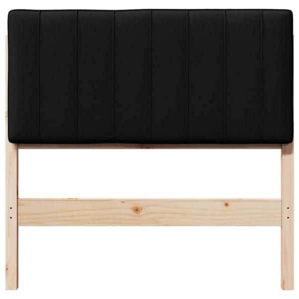 Gepolstertes Kopfteil mit Kopfteil Braun und Schwarz 90 cm