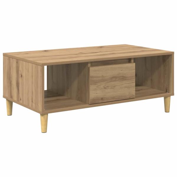 Couchtisch Artisan-Eiche 90 x 50 x 26,5 cm Holzwerkstoff