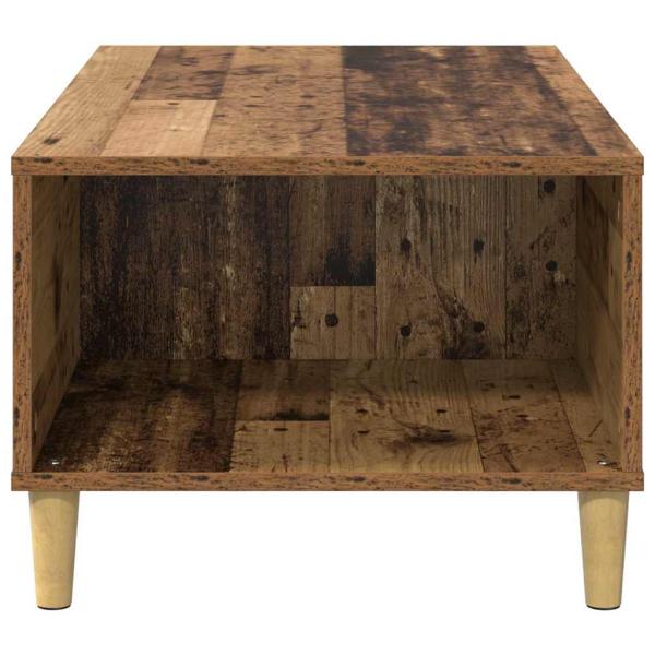 Couchtisch mit Schubladen Altholz 90 x 50 x 35 cm Holzwerkstoff