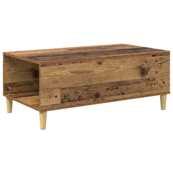 Couchtisch mit Schubladen Altholz 90 x 50 x 35 cm Holzwerkstoff
