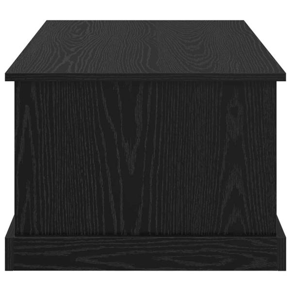 Couchtisch Schwarz Eichen-Optik 90 x 50 x 35 cm Holzwerkstoff