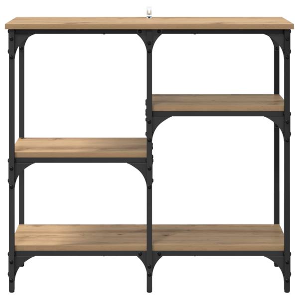 Konsolentisch Artisan-Eiche 80 x 29 x 75 cm Holzwerkstoff