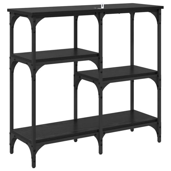 mit Regal Schwarz Eichen-Optik 80 x 29 x 75 cm Holzwerkstoff