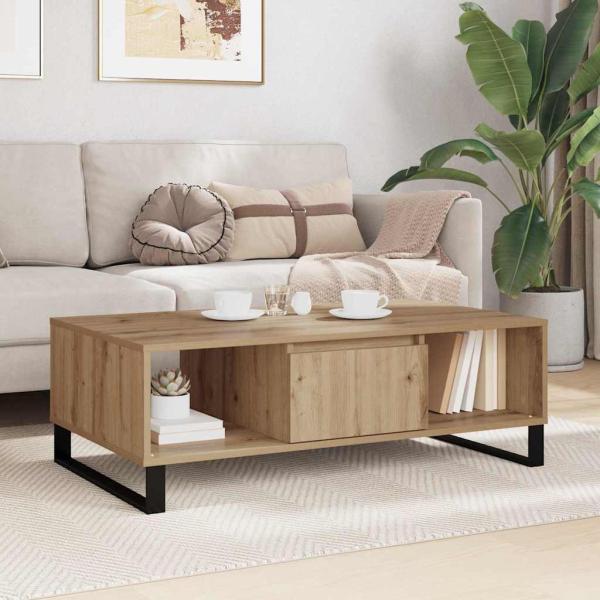 Couchtisch Artisan-Eiche 104 x 60 x 35 cm Holzwerkstoff