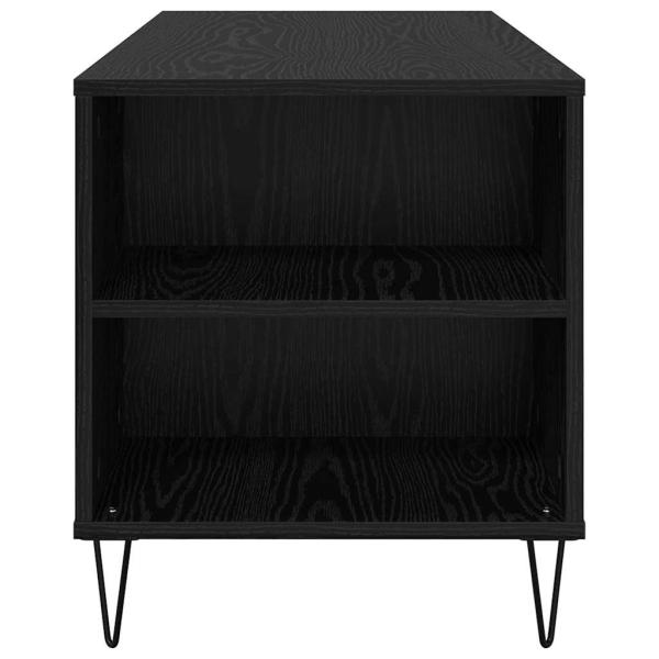 Couchtisch Schwarz Eichen-Optik 102 x 44,5 x 50 cm