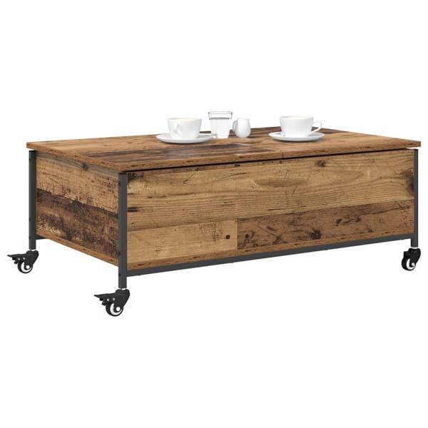 Couchtisch Altholz 91 x 55 x 32 cm Holzwerkstoff