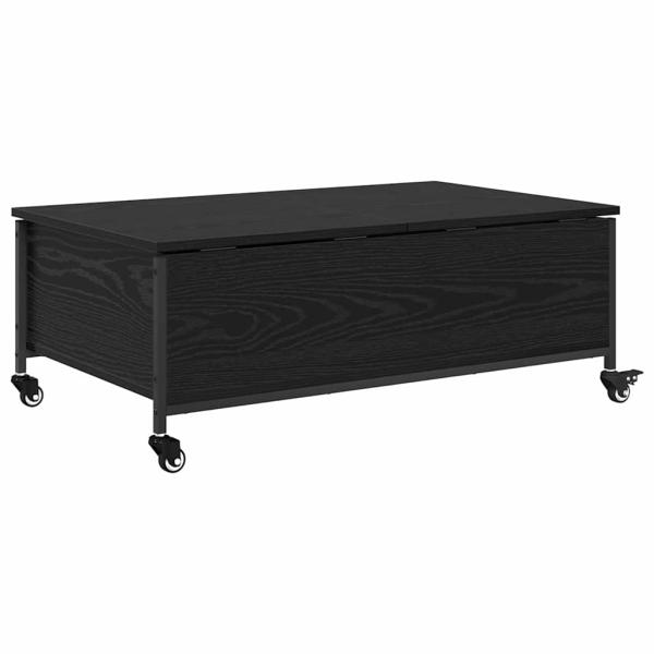 Couchtisch Schwarz Eichen-Optik 91 x 55 x 32 cm Holzwerkstoff