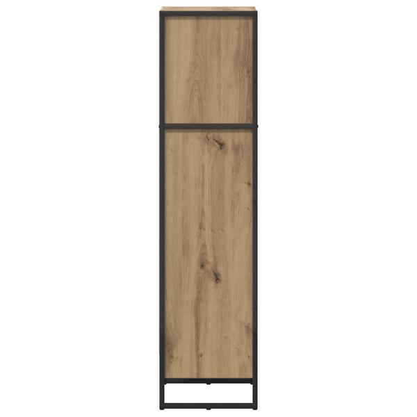 ARDEBO.de - Bücherregal Kunsthandwerk Eiche 80 x 30 x 155 cm Holzwerkstoff