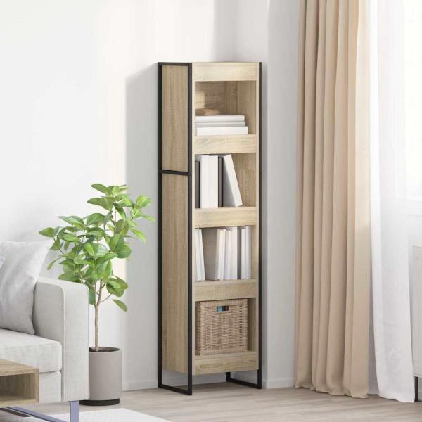 ARDEBO.de - Bücherregal 40 x 30 x 155 cm Holzwerkstoff Sonoma