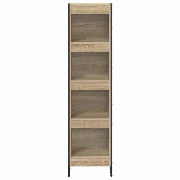 Bücherregal 40 x 30 x 155 cm Holzwerkstoff Sonoma