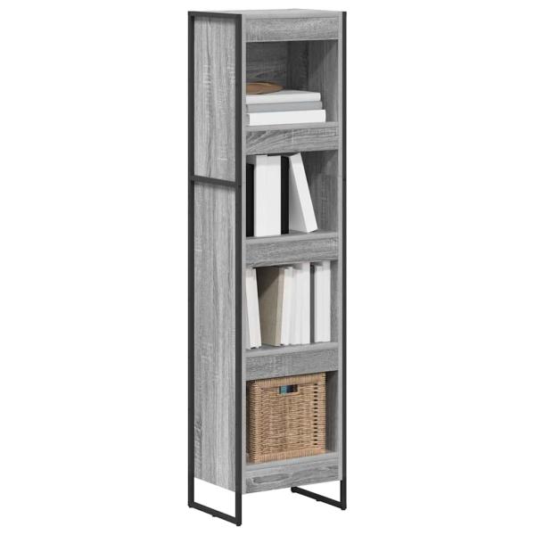 Bücherregal Graues Sonoma 80 x 30 x 155 cm Holzwerkstoff