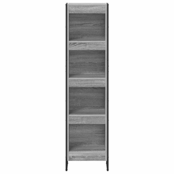Bücherregal Graues Sonoma 80 x 30 x 155 cm Holzwerkstoff