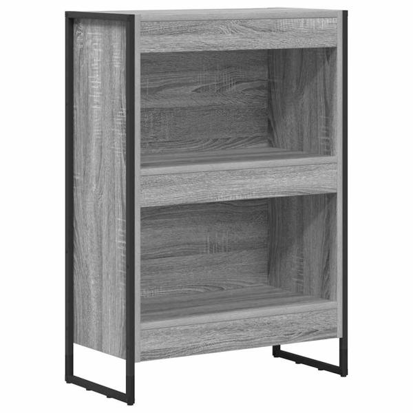 Bücherregal Graues Sonoma 80 x 30 x 155 cm Holzwerkstoff