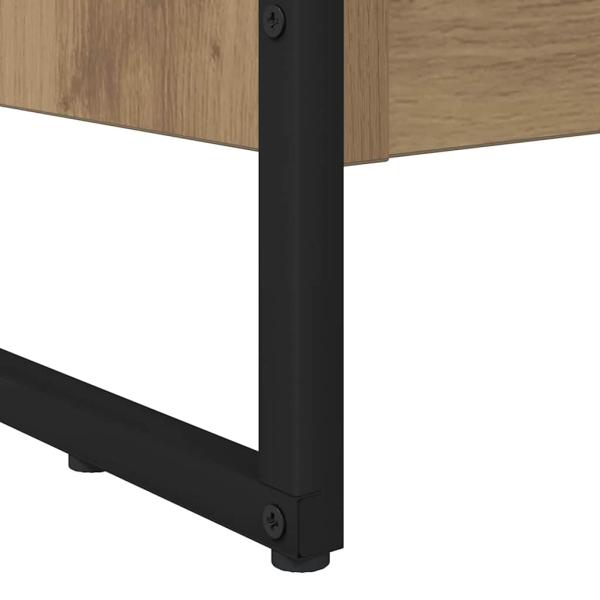 Bücherregal Kunsthandwerk Eiche 80 x 30 x 155 cm Holzwerkstoff