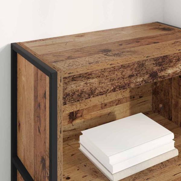 Bücherregal Altholz 80 x 30 x 155 cm Holzwerkstoff