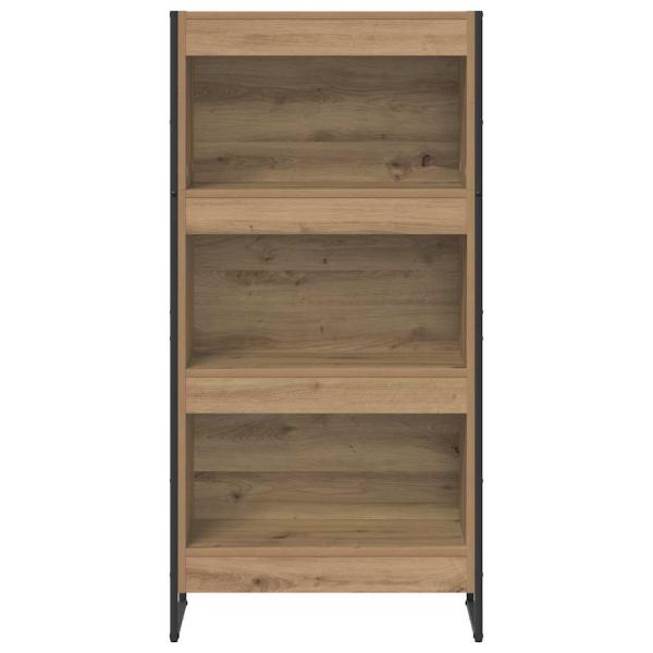 Bücherregal 60 x 30 x 121 cm Holzwerkstoff Kunsthandwerk Eiche