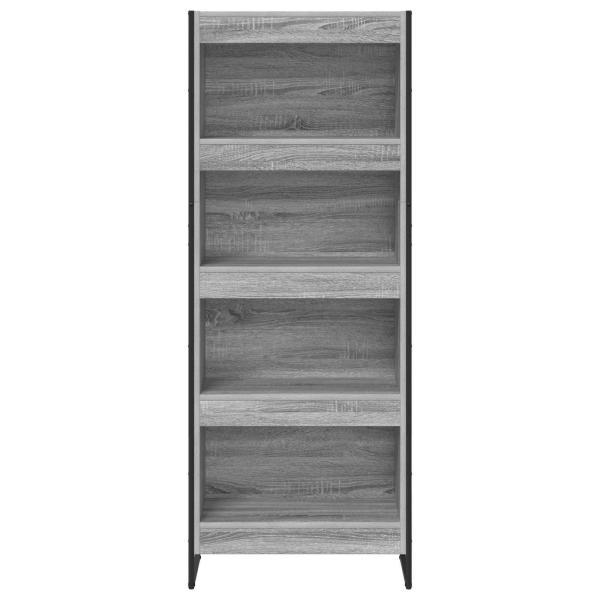 Bücherregal Graues Sonoma 80 x 30 x 155 cm Holzwerkstoff
