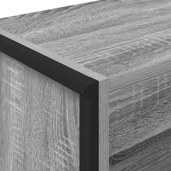 Bücherregal Graues Sonoma 80 x 30 x 155 cm Holzwerkstoff