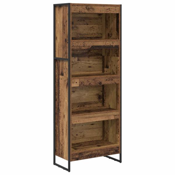 Bücherregal Altholz 80 x 30 x 155 cm Holzwerkstoff