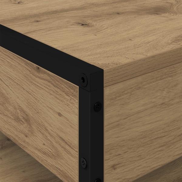 Couchtisch Kunsthandwerk Eiche 80 x 50 x 40 cm Holzwerkstoff